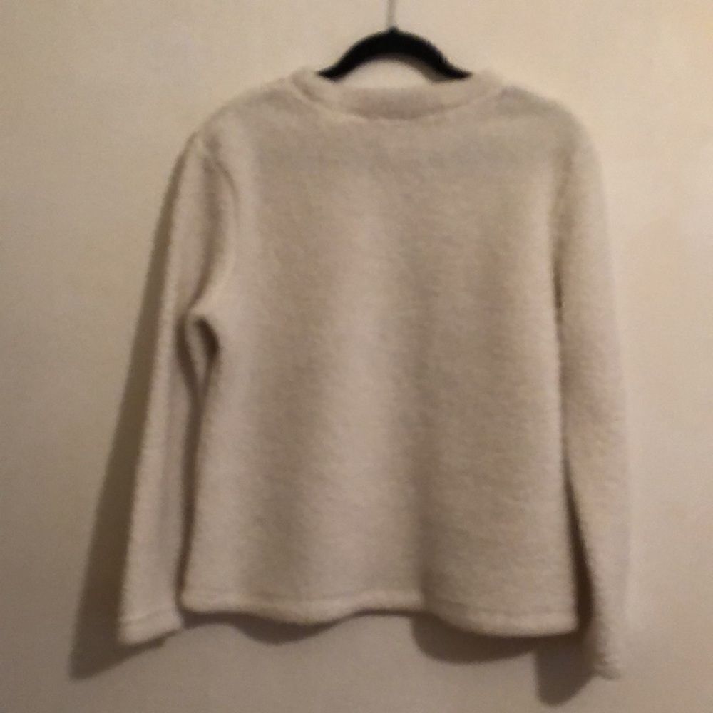Plush “Living  the Dream “ Long Sleeve Fleece Streetwear Lagen Graphic Top M - Picture 3 of 3